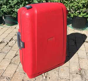 28 inch Red Samsonite Flite suitcase