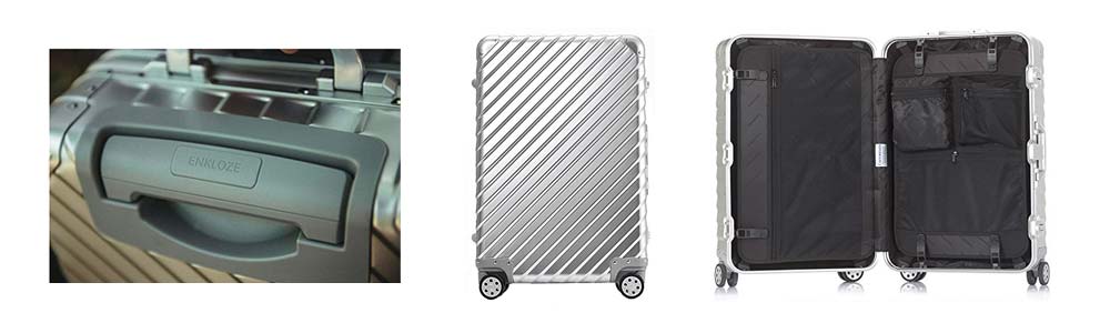 Enkloze Klasik Aluminum Spinner Suitcase