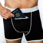 Men's Underwear with a Secret Front Pocket