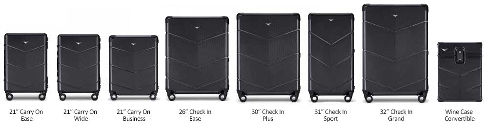 Ventris carbon fiber luggage