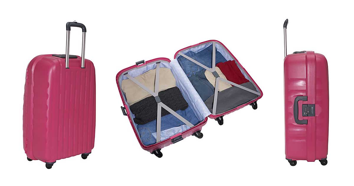 Delsey Helium Colours 4 Wheeled Trolley Suitcase