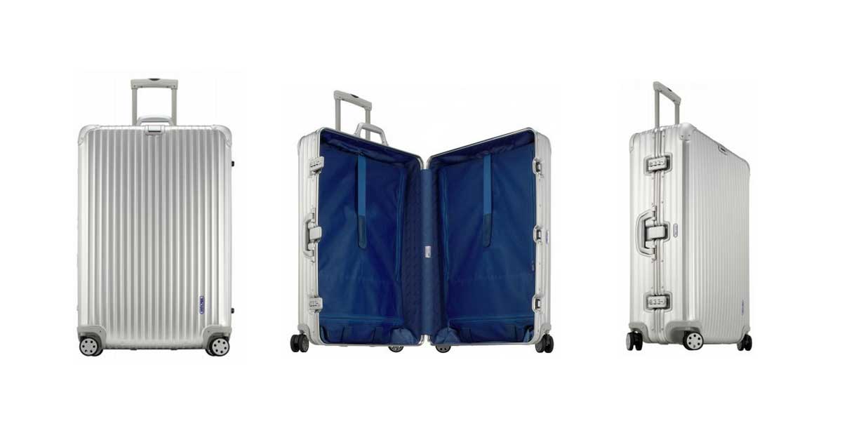 Rimowa Topas Aluminum Hard Sided Suitcase | SafeSuitcases.com