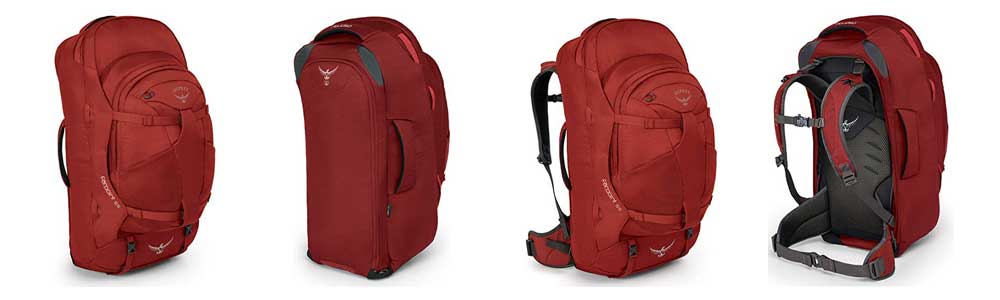 Osprey Packs Farpoint 55 Mens Travel Backpack